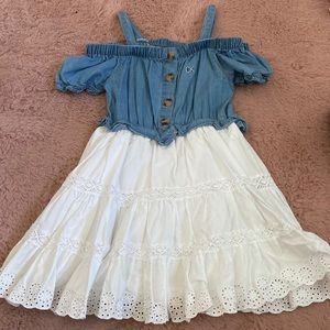 Size 5 Calvin Klein dress with petticoat